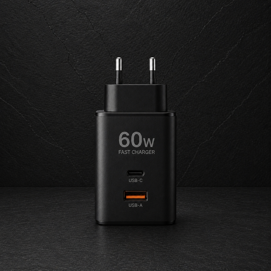 Black Fast Charger 60W