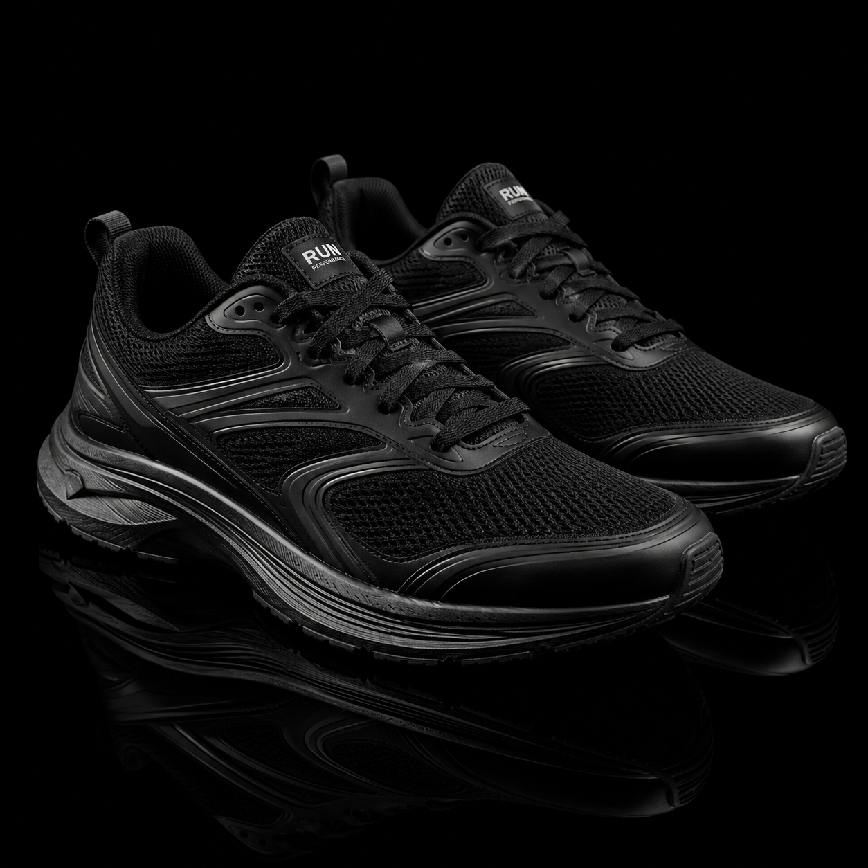 Black Running Shoes